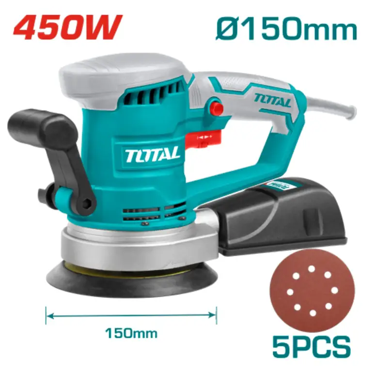 ماكينة صنفرة خشب 450W 150mm  دائرية  TF2041506 توتال 