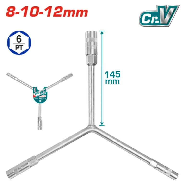 مفتاح جوزه حرف Y 8-10-12mm     THYSW081012 توتال 