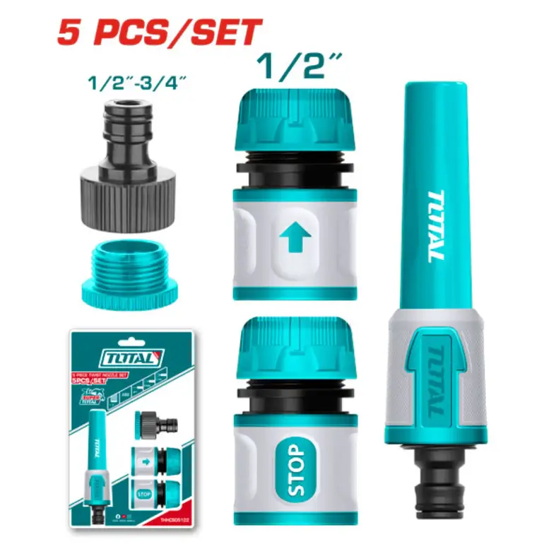 طقم توصيلة لي ماء   5PCS/SET    THHCS05122 توتال 