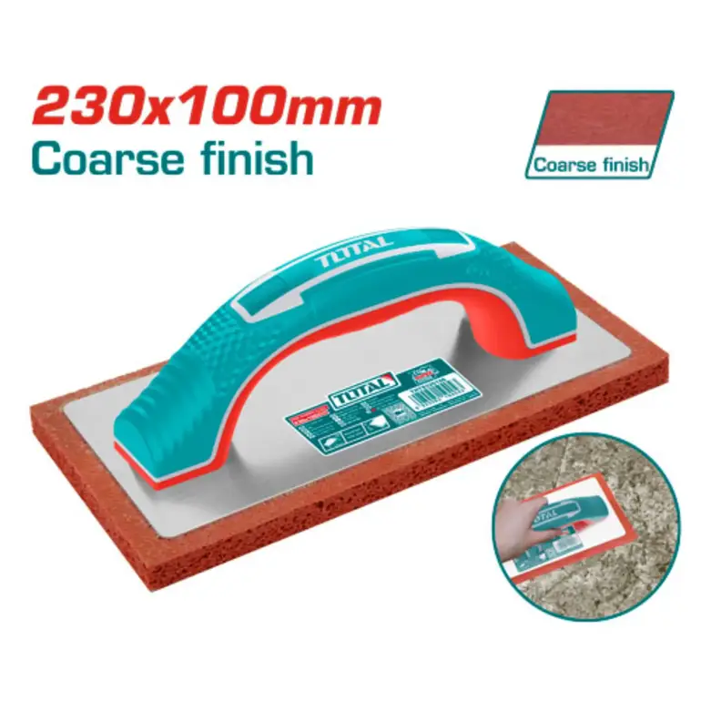 بروة لياسة اسفنج يد بلاستك 230X100mm     THT8320106 توتال 
