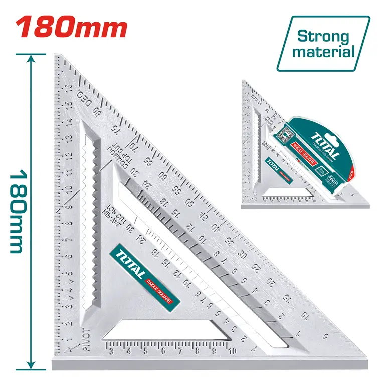 زاوية نجار مثلث 180mm     TMT61212 توتال 