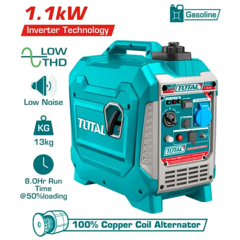مولد بنزين انفرتر 1.1KW     TP515006-58 توتال 