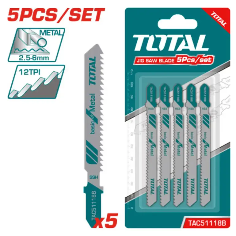 طقم ريش منشار اركت 67mm 5PCS/SET  حديد  TAC51118B توتال 