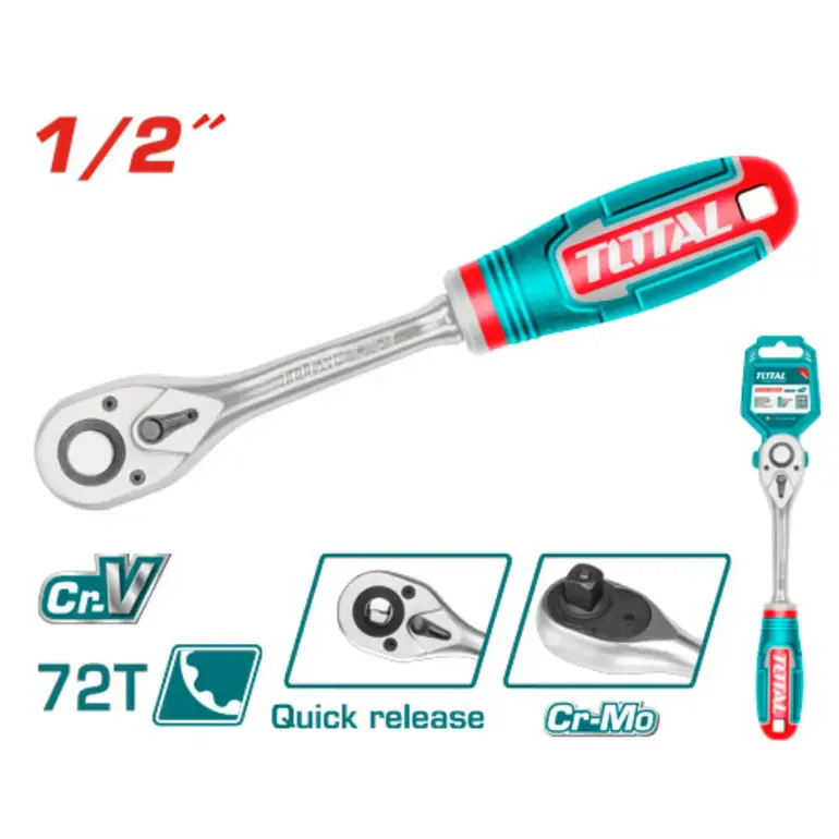 يد اتوماتيك يد ربر 1/2"     THT106126 توتال 