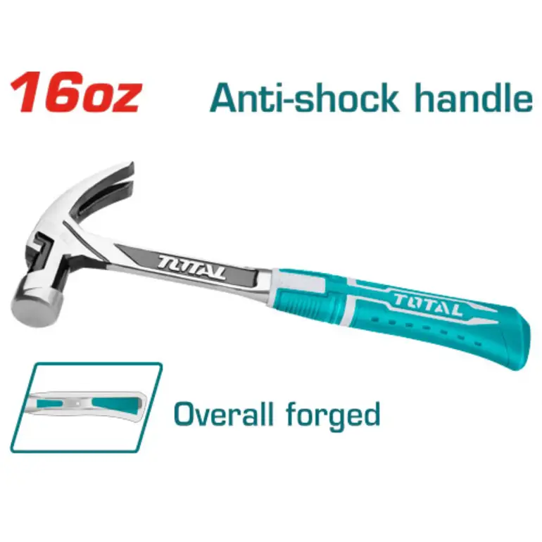 شاكوش قلاعي 16oz     THT7143166 توتال 