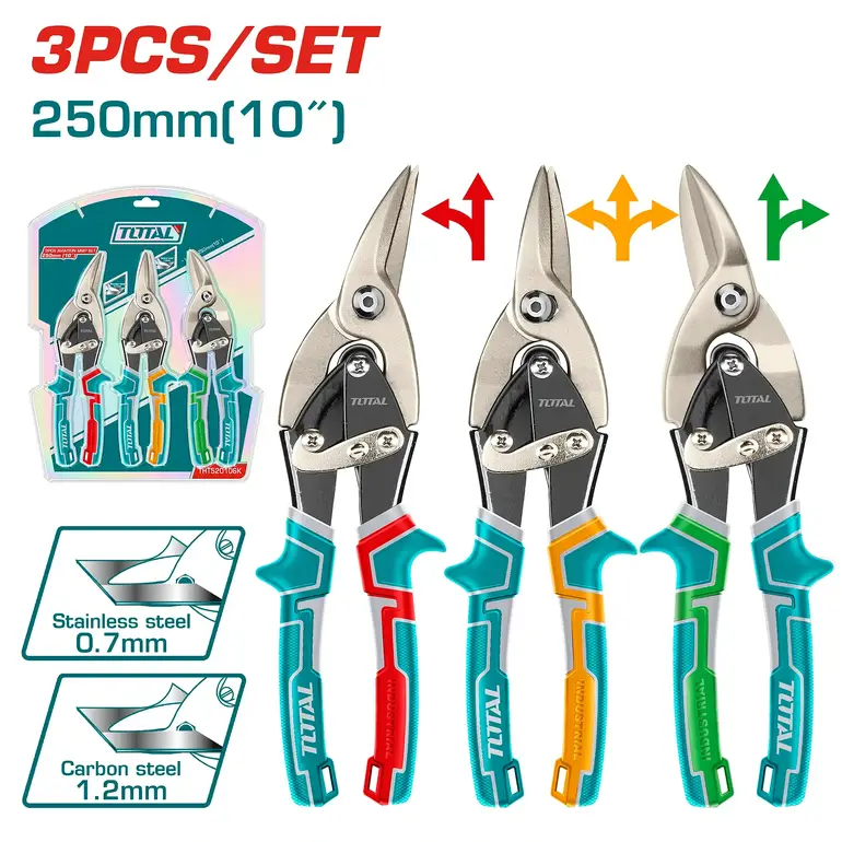طقم مقص صاج 10" 3PCS/SET    THT520106K توتال 