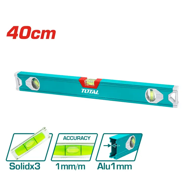 ميزان ماء المنيوم 40cm     TMT24016 توتال 