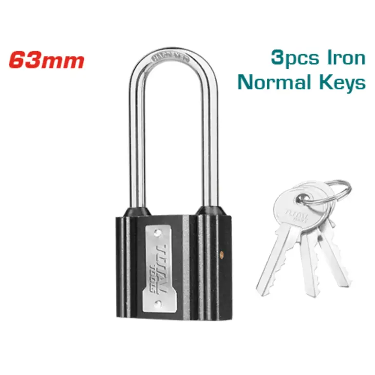 قفل حديد رمادي حلق طويل 63mm     TLK31631L توتال 