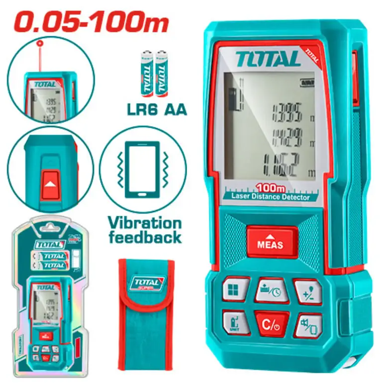 متر ليزر الكتروني 0.05-100m     TMT51036 توتال 