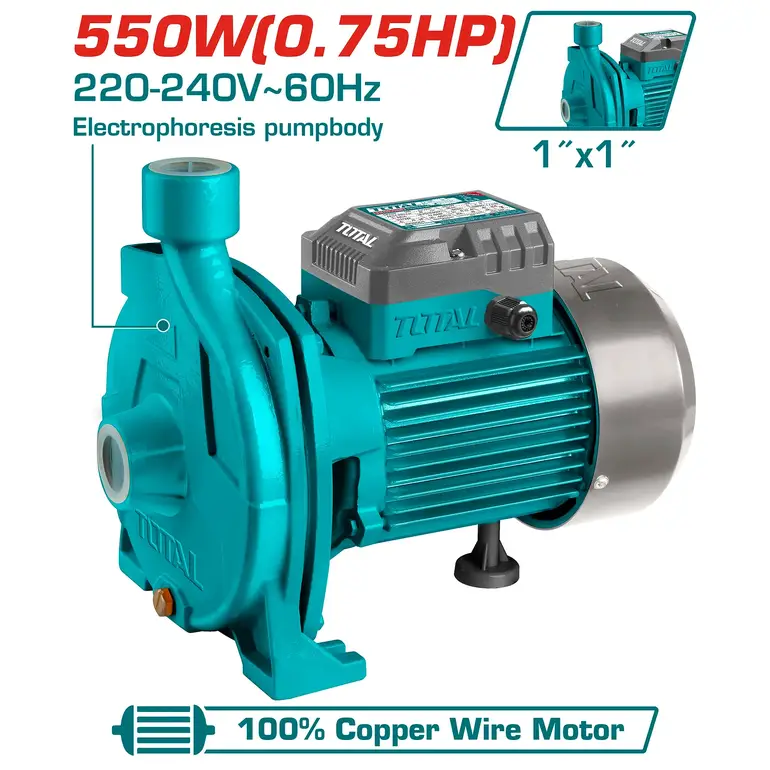 دينمو ماء 550W 0.75HP    TWP25506-5 توتال 