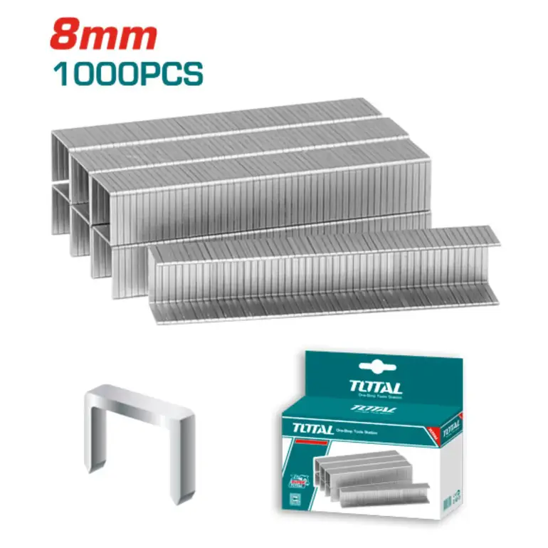 مسامير دباسة يدوية 8X0.7mm 1000PCS    THT3981 توتال 