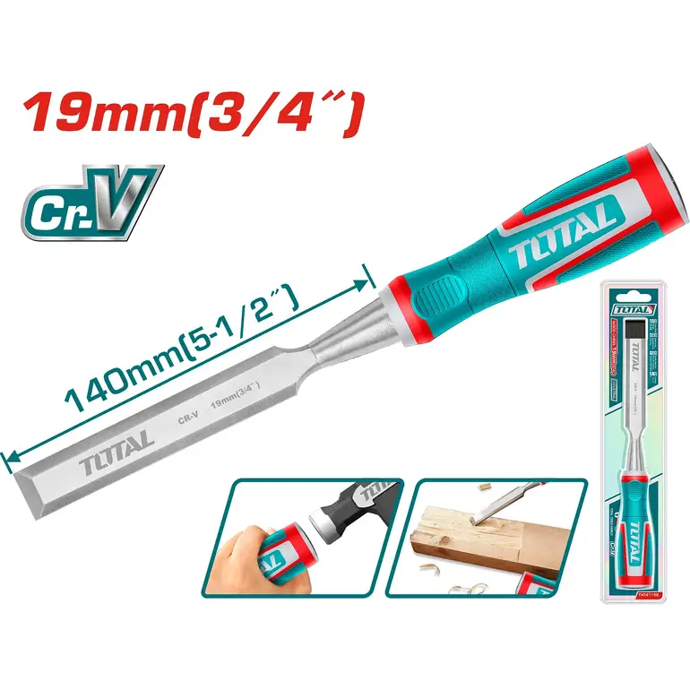 ازميل خشب 19mm     THT41196 توتال 