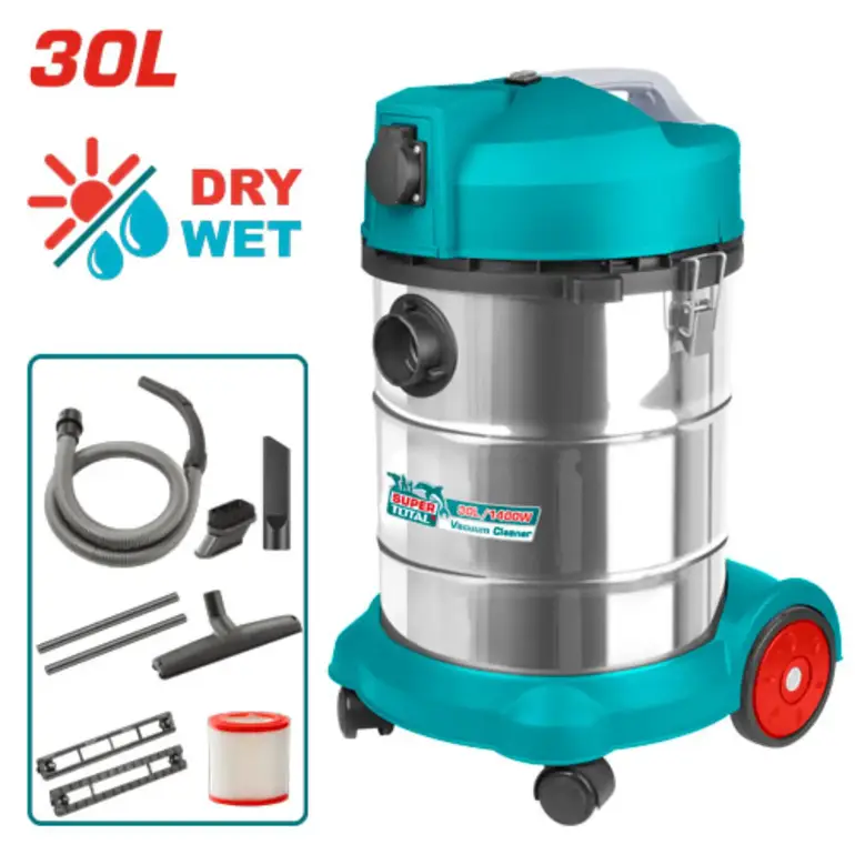 مكنسة سطل كهربائية 1400W 30L    TVC14301 توتال 