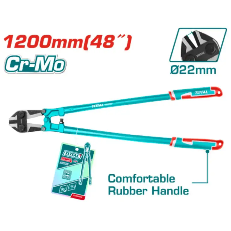 مقص مسمار يد ربر 48"     THT113486 توتال 