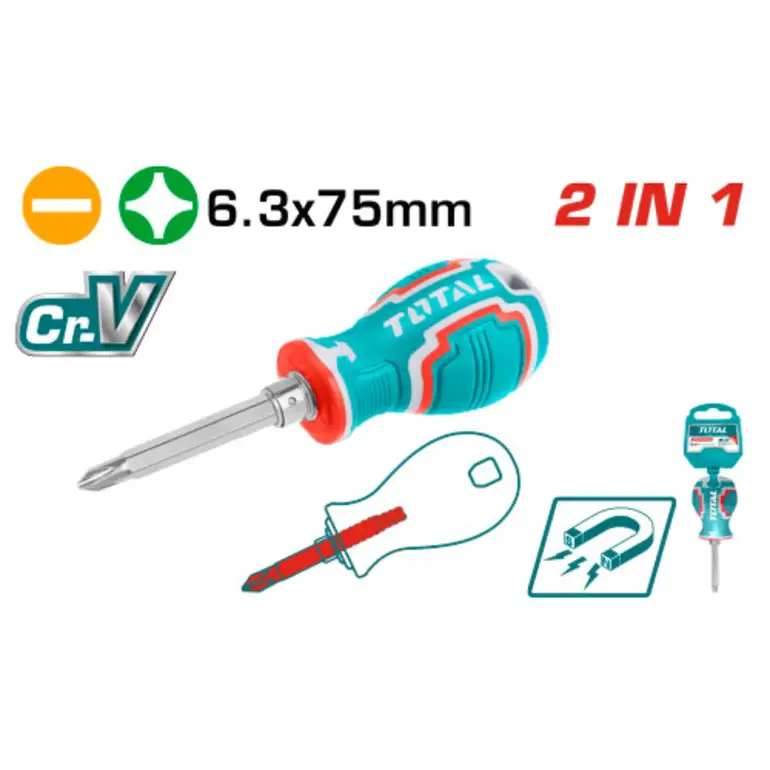 مفك براغي طرفين 6.3X75mm     THT250216 توتال 