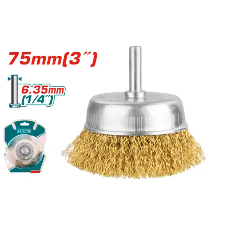فرشة دريل كوب 3"  سلك اصفر   TAC33031 توتال 
