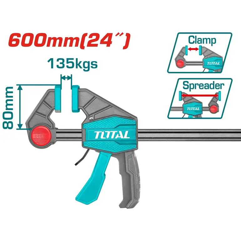 مربط بلاستيك اتوماتيك 600mm     THT1346802 توتال 