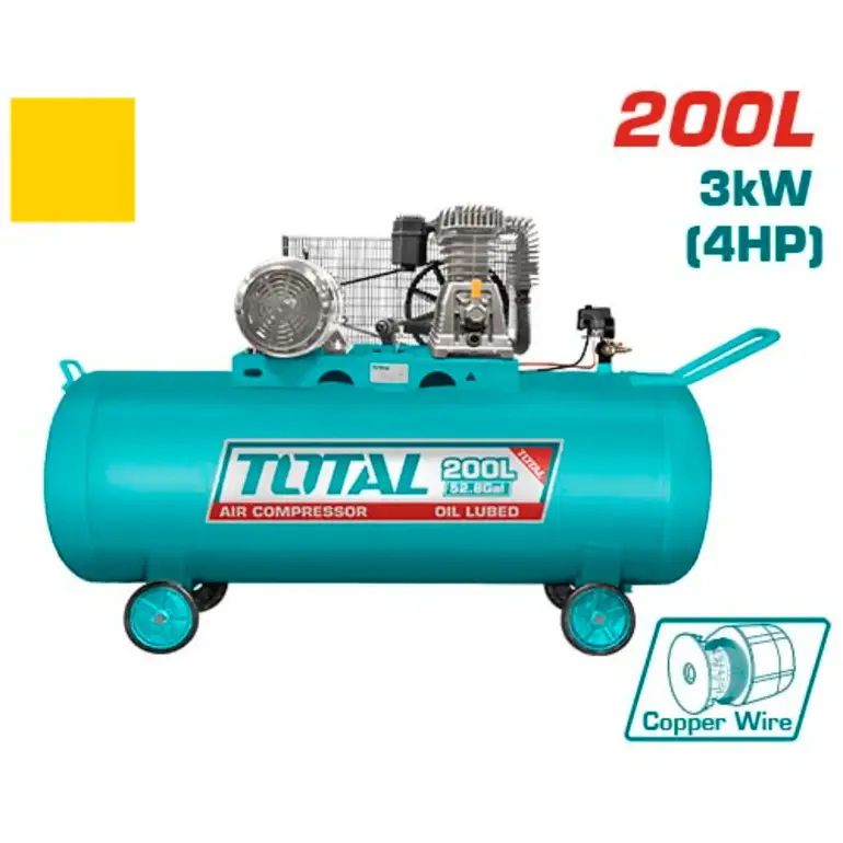 ضاغط هواء 200L 4HP  قشاط  TC1402002-85 توتال 