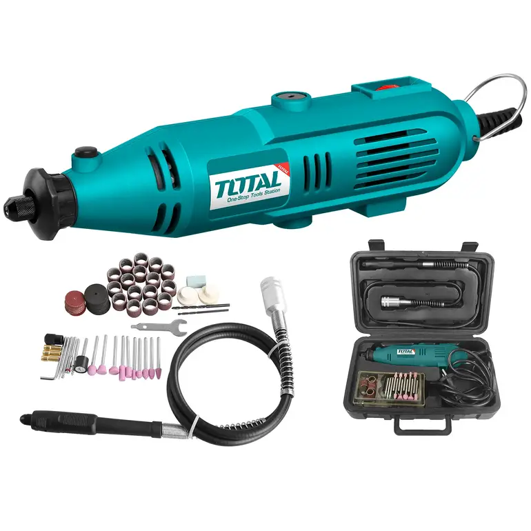 طقم جلخ محوري مع اكسسورات 130W 100PCS    TG501032 توتال 