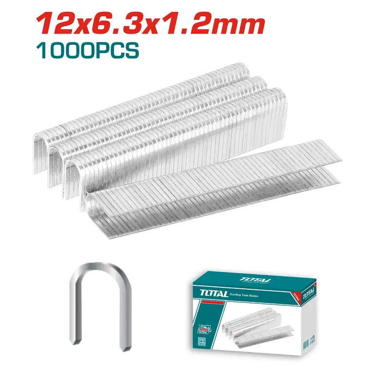 مسامير دباسة يدوية U12X1.2mm 1000PCS    THT39124 توتال 