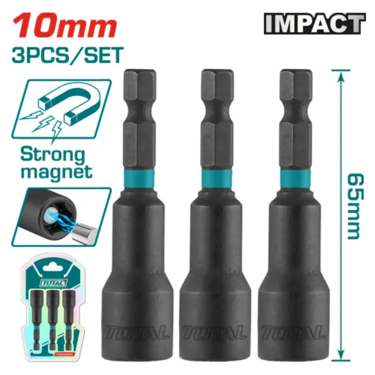 طقم لقمة شينكو 10mm 3PCS/SET    TAC271031 توتال 