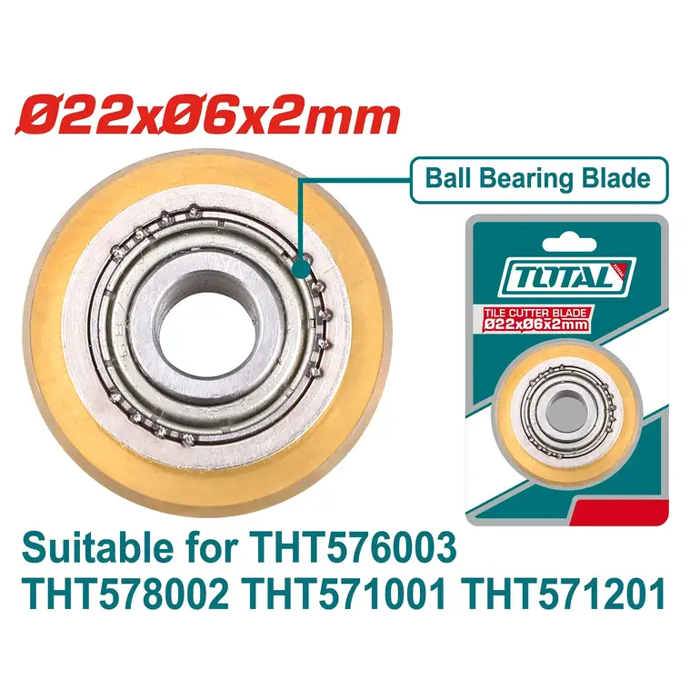 غيار مقص سيراميك 22x6x2mm     THT576003B توتال 