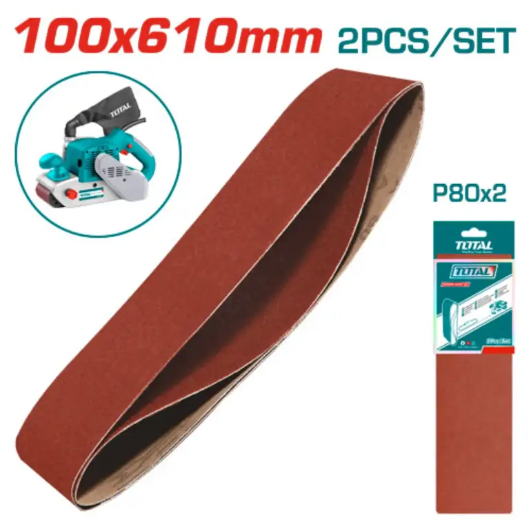 طقم ورق صنفرة رول 100X610mm 2PCS/SET    TAC750802 توتال 