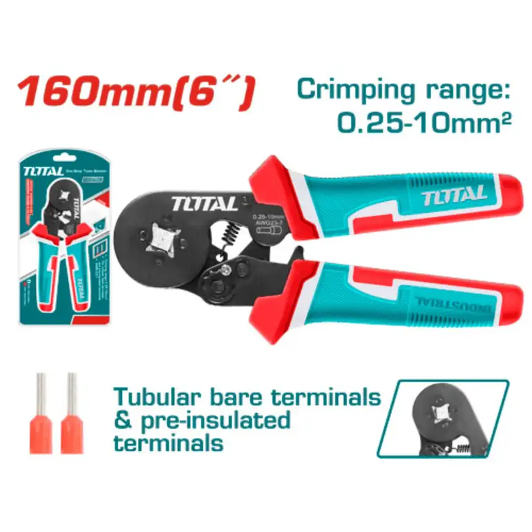 زرادية رؤوس اسلاك 6" 0.25-10mm²    THCPG2510 توتال 
