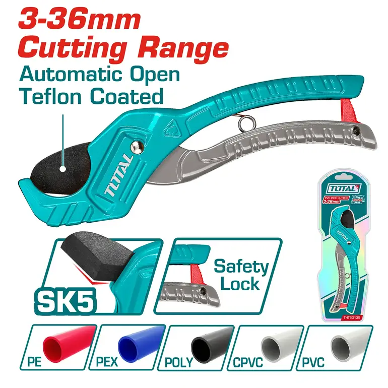 مقص مواسير بلاستيك 3.36mm    
