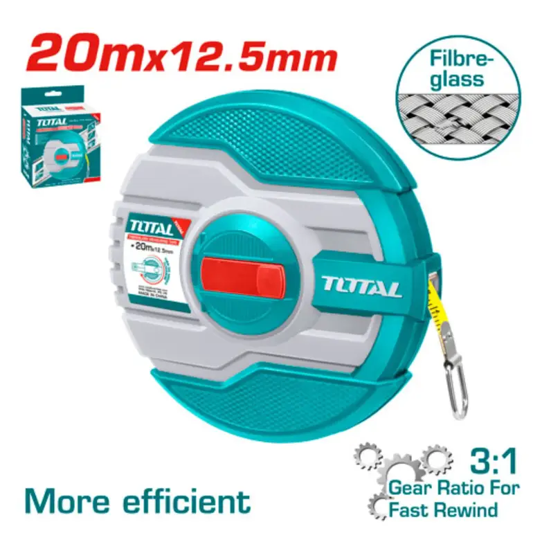 متر فيبر دائري 20mx12.5mm     TMTF13206 توتال 