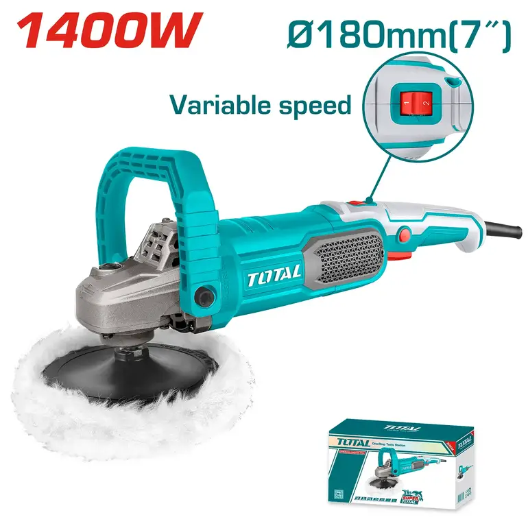 صاروخ تلميع 1400W 7" سرعات   TP11418018 توتال 