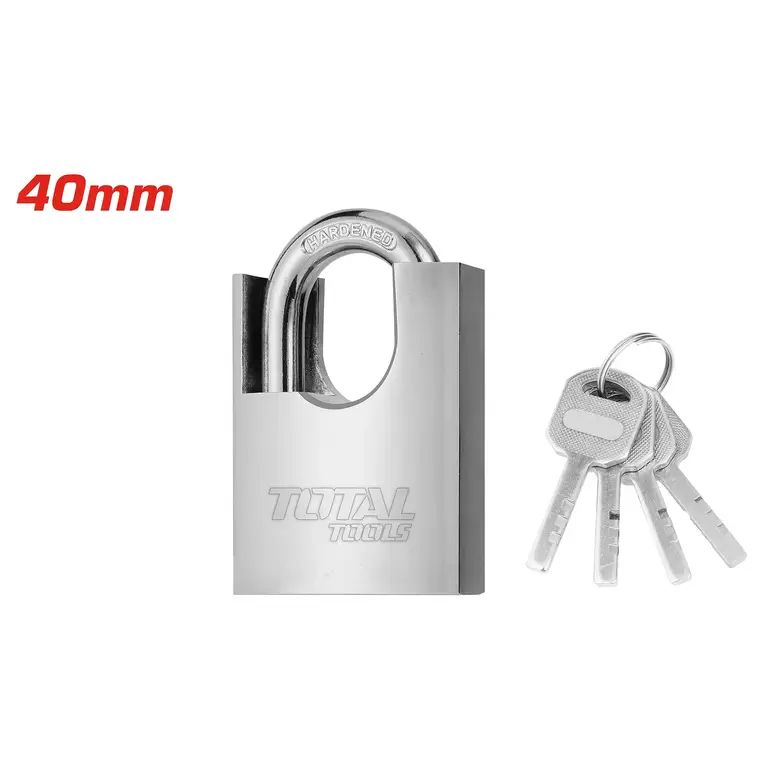 قفل فولاذ مسلح 40mm     TSLK35401 توتال 