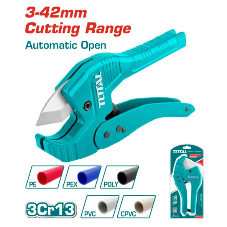مقص مواسير بلاستيك 3-42mm     THT53422 توتال 
