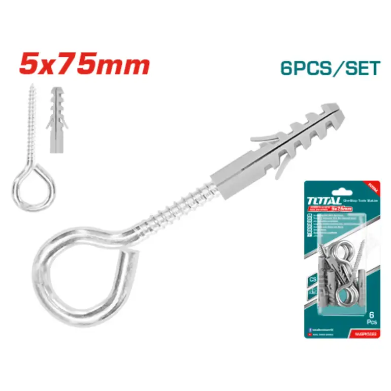 مجموعة شنكل على كرت 5x75mm 6PCS/SET    WJSPK5022 توتال 