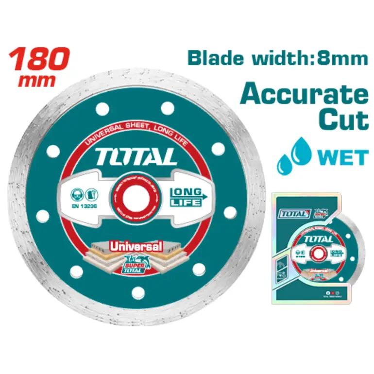 دسك قص سيراميك 7"  22.2.mm   TAC2121803 توتال 