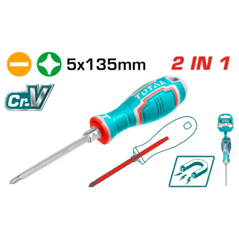 مفك براغي طرفين 5X135mm     THT250226 توتال 