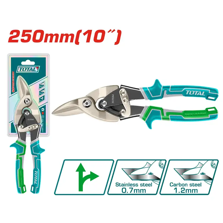 مقص صاج 10"  يسار   THT523106 توتال 