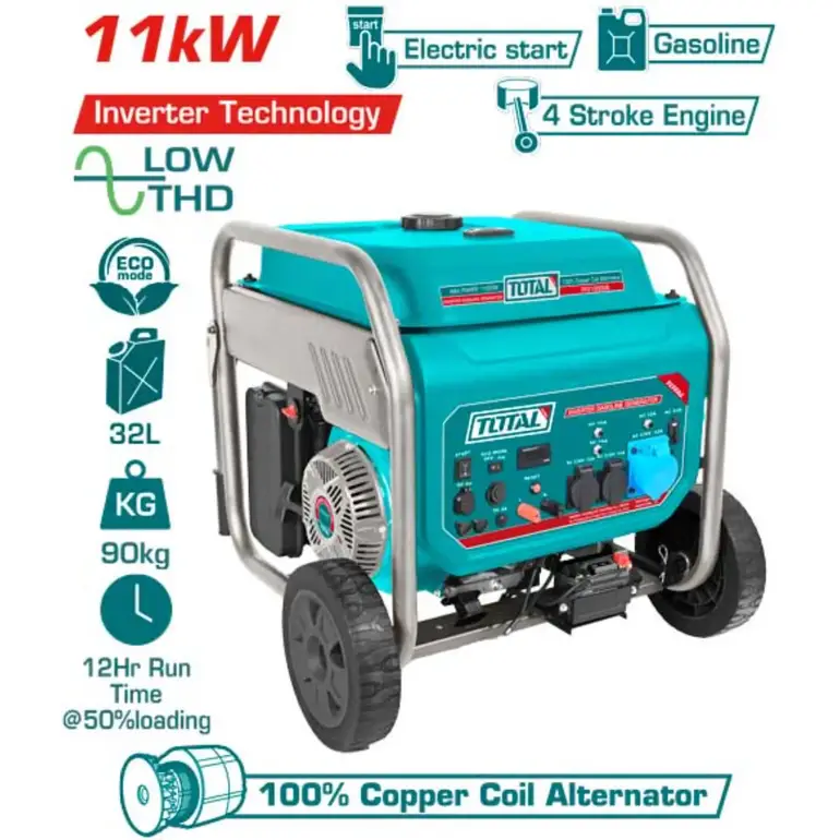 مولد بنزين انفرتر 11KW     TP3120006-58 توتال 