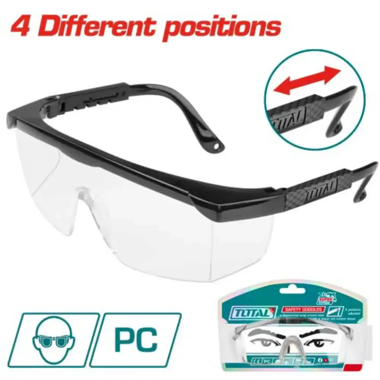 نظارة  حماية سحب شفاف      TSP301 توتال 