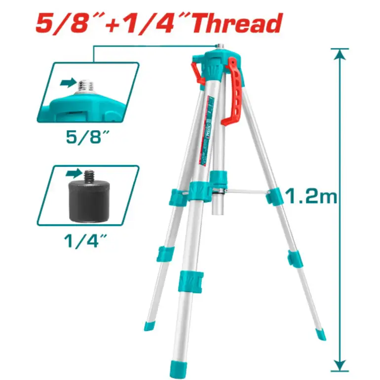 قاعدة ميزان ليزر 5/8"+1/4"     TLLT01152 توتال 