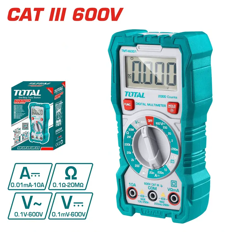 افومتر ديجيتال 600V     TMT46001 توتال 