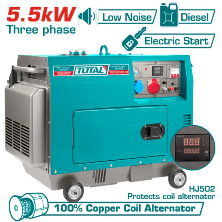 مولد كهرباء ديزل 5.5KW     TP2500032-58 توتال 