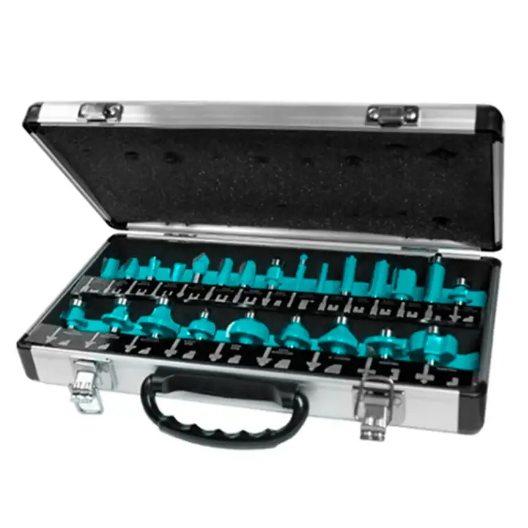 طقم ريش راوتر 12mm 24PCS/SET    TACSR02412 توتال 