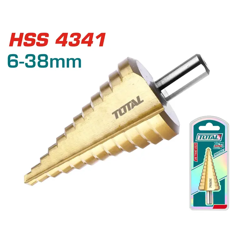 ريشة ثقب هرمية 6-38mm     TAC7563801 توتال 