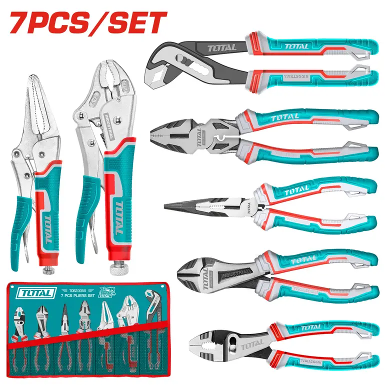طقم زرادية شنطة قماش  7PCS/SET    TOS23055 توتال 