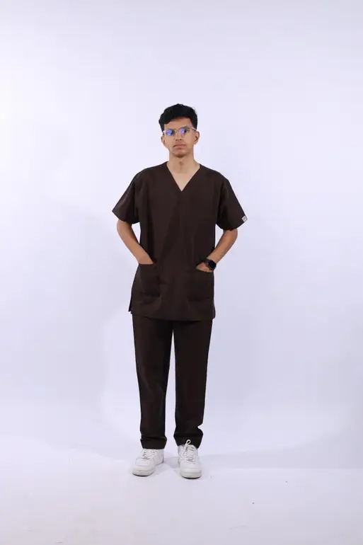 سكراب طبي لون بني - رجالي