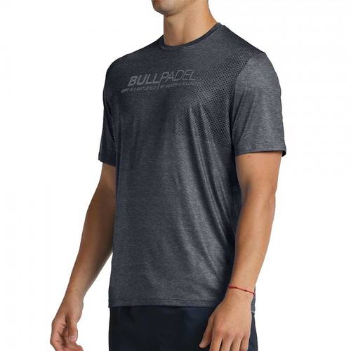 T-SHIRT BULLPADEL LETEO BLACK VIGORE