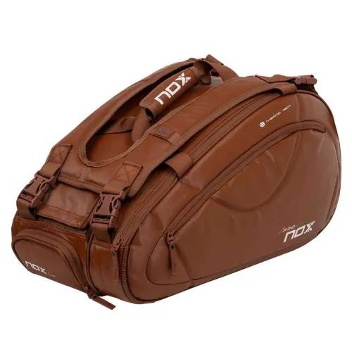 nox pro series padel racket bag camel