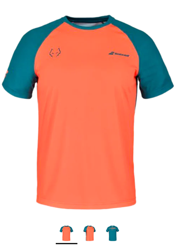 (L) Babolat Crew Lebron Orange T-shirt 2023