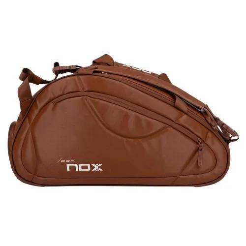 nox pro series padel racket bag camel